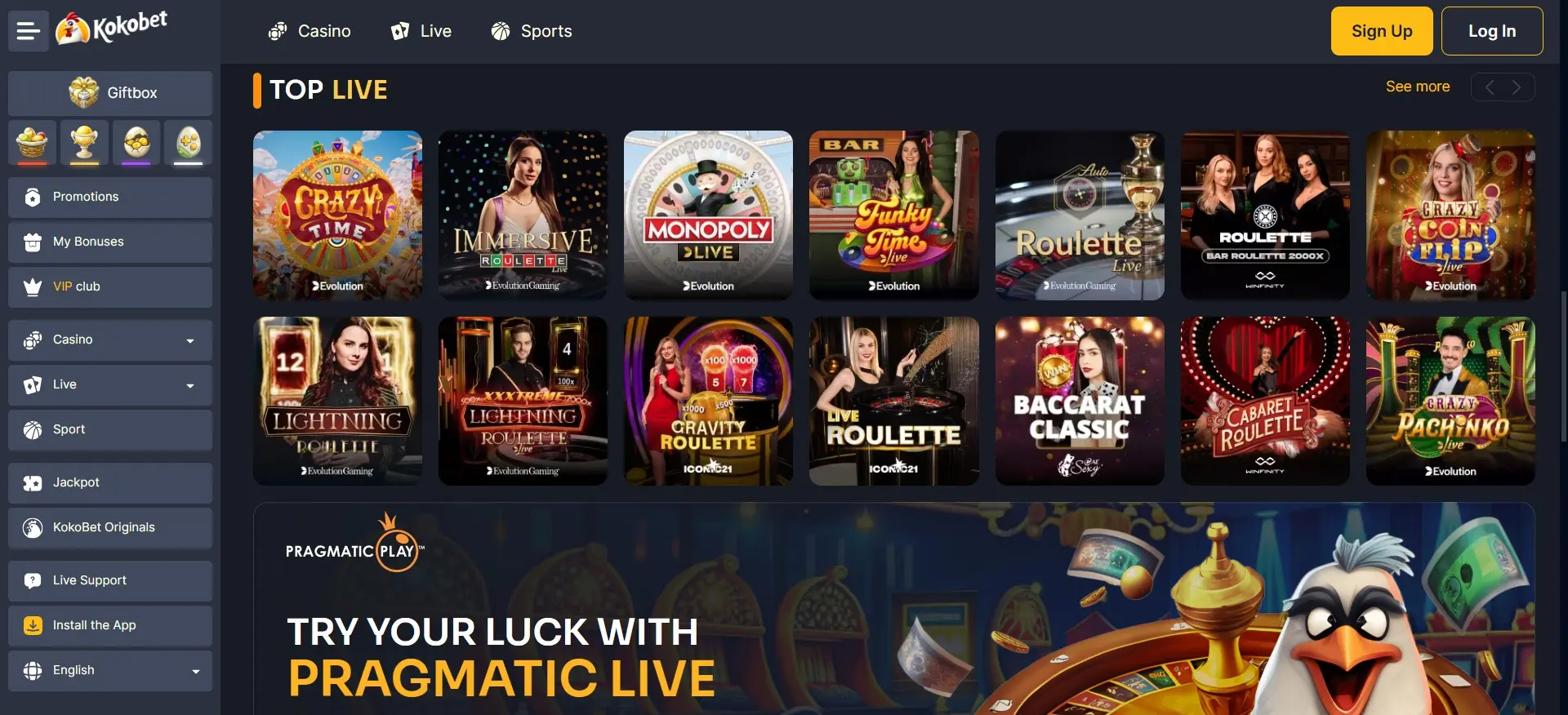 Kokobet Casino – Speel slots en live casino met echt geld image 3