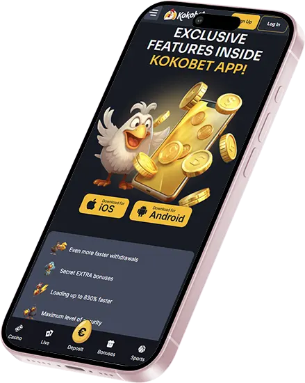 Download de Kokobet Casino-app op je mobiele apparaat